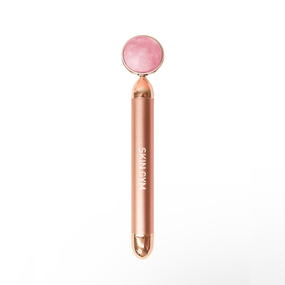Skin Gym Rose Quartz Revati Vibrating Beauty Tool NEW - Picture 1 of 3